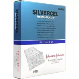 SILVERCEL Ligadura de hidroalginato 11x11 cm, 10 un