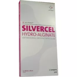 SILVERCEL Ligadura de hidroalginato 10x20 cm, 5 un