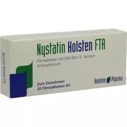 NYSTATIN Comprimidos revestidos por película Holsten, 20 unidades