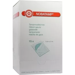 NOBATAMP-curativo de tamponamento estéril 1 cmx5 m, 15 unid
