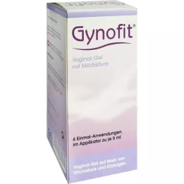 GYNOFIT Gel Vaginal a.Base.v.ácido láctico+glicose, 6X5 ml