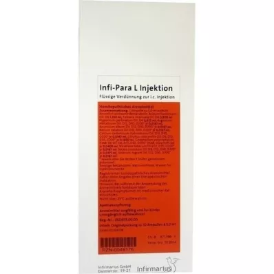 INFI PARA Ampolas de injeção L, 10X5 ml
