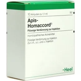 APIS HOMACCORD Ampolas, 10 unidades