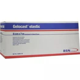 GELOCAST bandagem elástica de gel de zinco 8 cmx7 m, 10 unid