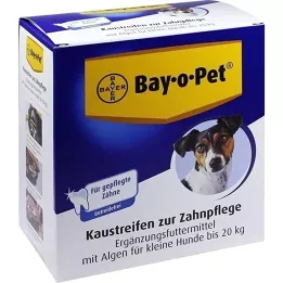 BAY O PET Tira de mastigação dentária para cães pequenos, 140 g