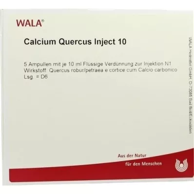 CALCIUM QUERCUS Injetar 10 ampolas, 5X10 ml