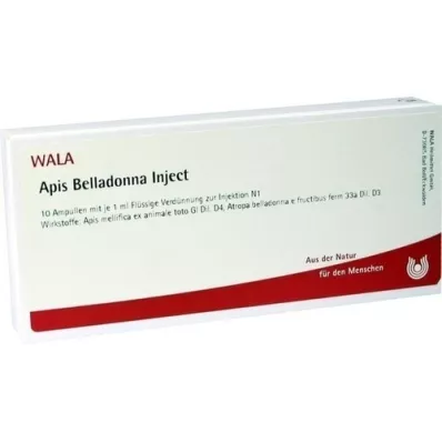 APIS BELLADONNA Injetar ampolas, 10X1 ml