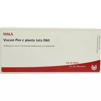 VISCUM PINI e planta tota D 60 ampolas, 10X1 ml VISCUM PINI e planta tota D 60 ampolas, 10X1 ml