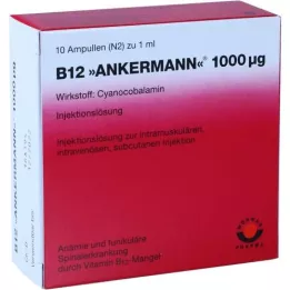 B12 ANKERMANN Ampolas de 1.000 mg, 10X1 ml