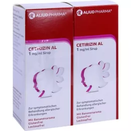 CETIRIZIN AL xarope de 1 mg/ml, 2X75 ml