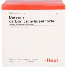 BARYUM ampolas carbonicum Injeel forte, 100 unid