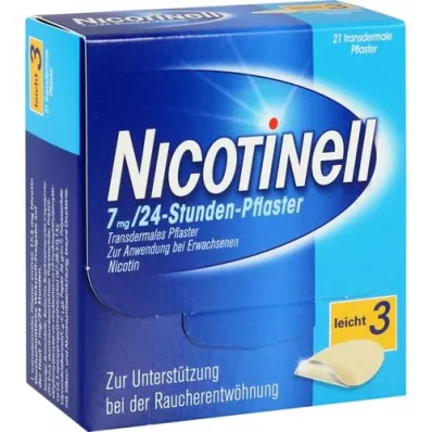 NICOTINELL 7 mg/adesivo de 24 horas 17,5 mg, 21 unidades