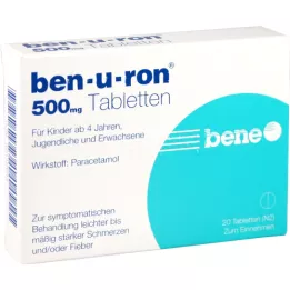 BEN-U-RON comprimidos de 500 mg, 20 unidades