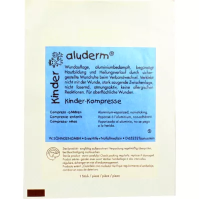 ALUDERM Compressas infantis 6x6 cm, 1 peça ALUDERM Compressas infantis 6x6 cm, 1 peça