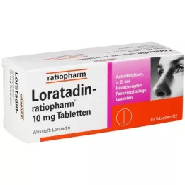 LORATADIN-comprimidos de ratiopharm 10 mg, 50 unidades