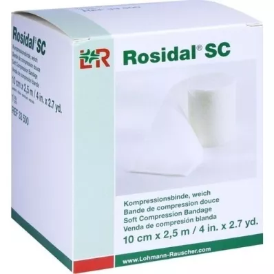ROSIDAL SC Bandagem de compressão macia 10 cmx2,5 m, 1 peça ROSIDAL SC Bandagem de compressão macia 10 cmx2,5 m, 1 peça