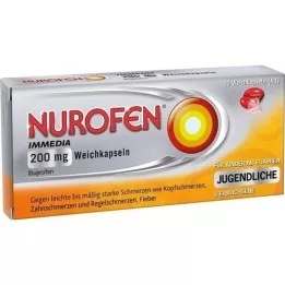 NUROFEN Immedia 200 mg cápsulas moles, 10 unidades