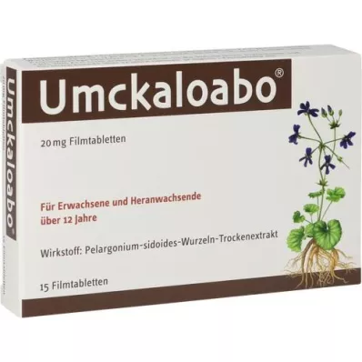 UMCKALOABO Comprimidos revestidos por película de 20 mg, 15 unidades UMCKALOABO Comprimidos revestidos por película de 20 mg, 15 unidades