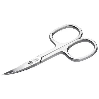 Tesoura de unha ApoLine, micro serrilhada cromada de 9 cm, 1 peça