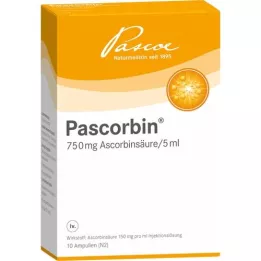 PASCORBIN Solução para ampolas injetáveis, 10X5 ml