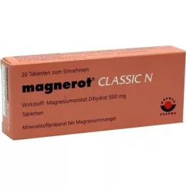 MAGNEROT CLASSIC N comprimidos, 20 unidades