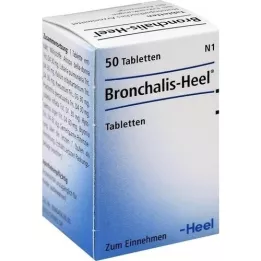 BRONCHALIS Pastilhas de calcanhar, 50 unidades