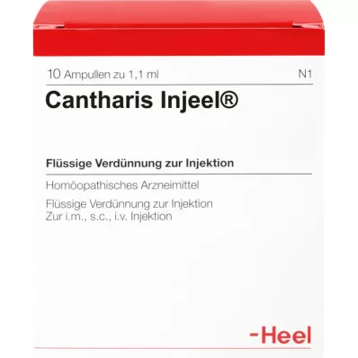 CANTHARIS INJEEL Ampolas, 10 unidades CANTHARIS INJEEL Ampolas, 10 unidades