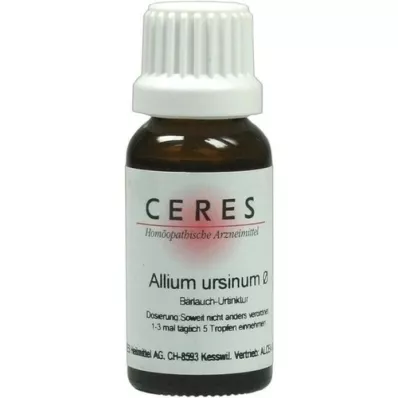 CERES Tintura mãe de Allium ursinum, 20 ml CERES Tintura mãe de Allium ursinum, 20 ml