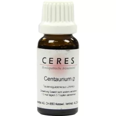 CERES Tintura mãe Centaurium, 20 ml CERES Tintura mãe Centaurium, 20 ml