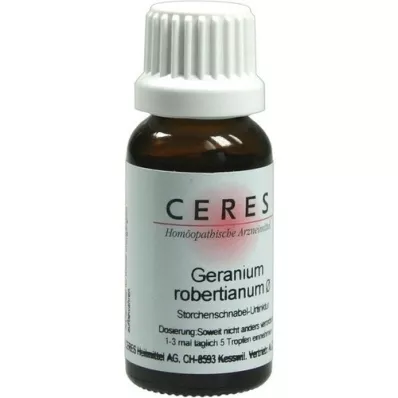 CERES Tintura mãe de gerânio robertianum, 20 ml CERES Tintura mãe de gerânio robertianum, 20 ml