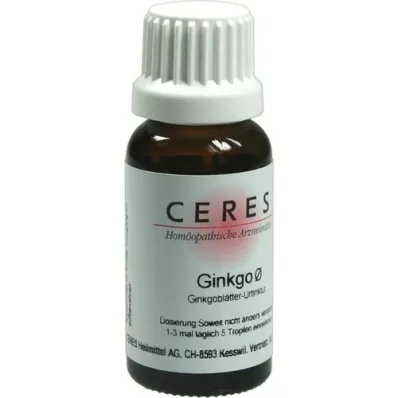 CERES Tintura mãe de ginkgo, 20 ml CERES Tintura mãe de ginkgo, 20 ml