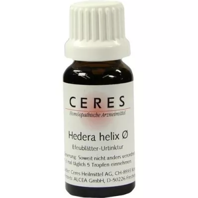 CERES Tintura mãe Hedera helix, 20 ml CERES Tintura mãe Hedera helix, 20 ml