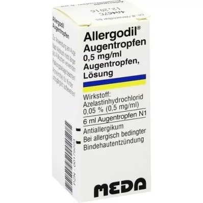 ALLERGODIL Colírio, 6 ml ALLERGODIL Colírio, 6 ml