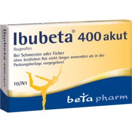 IBUBETA 400 comprimidos revestidos por película agudos, 10 unidades