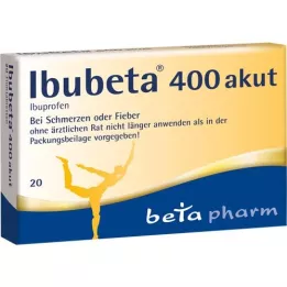 IBUBETA 400 comprimidos revestidos por película agudos, 20 unidades
