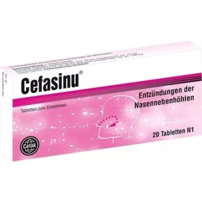 CEFASINU Comprimidos, 20 unidades