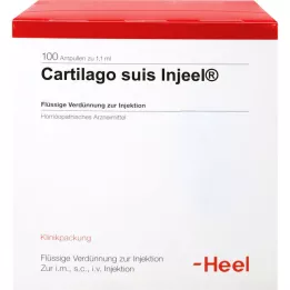 CARTILAGO ampolas suis Injeel, 100 unidades