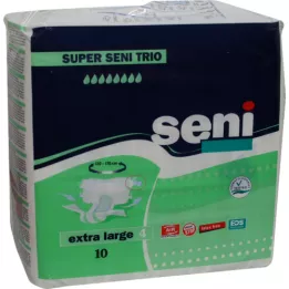 SUPER SENI Calças Trio para incontinência tamanho 4 XL, 10 peças