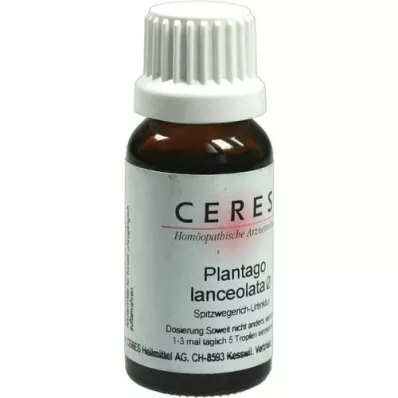 CERES Tintura mãe de Plantago lanceolata, 20 ml