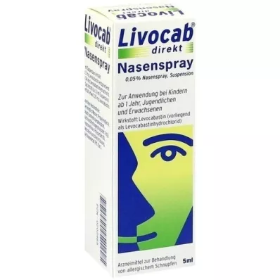 LIVOCAB spray nasal direto, 5 ml