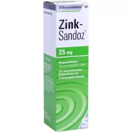 ZINK SANDOZ Comprimidos efervescentes, 20 unidades