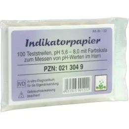 INDIKATORPAPIER Tiras de teste, 100 peças