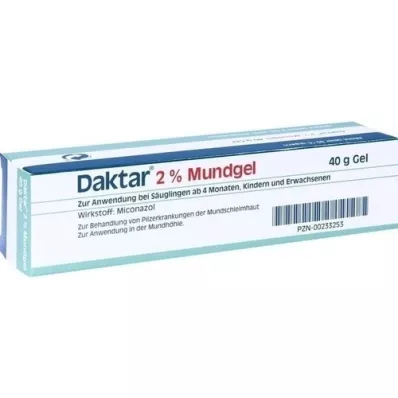 DAKTAR gel bucal 2%, 40 g DAKTAR gel bucal 2%, 40 g