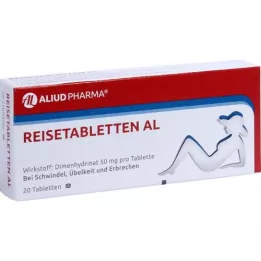 REISETABLETTEN AL, 20 peças