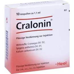CRALONIN Ampolas, 10 unidades