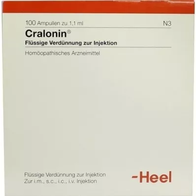 CRALONIN Ampolas, 100 unidades CRALONIN Ampolas, 100 unidades