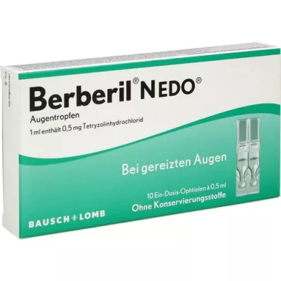 BERBERIL N EDO colírio, 10X0,5 ml BERBERIL N EDO colírio, 10X0,5 ml