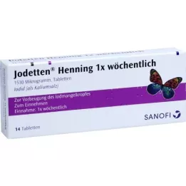 JODETTEN Henning 1x comprimidos semanais, 14 unidades