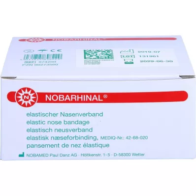 NOBARHINAL Bandagem nasal média, 10 peças