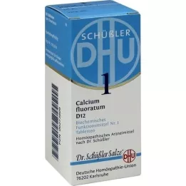 BIOCHEMIE DHU 1 comprimido de fluorato de cálcio D 12, 80 unidades